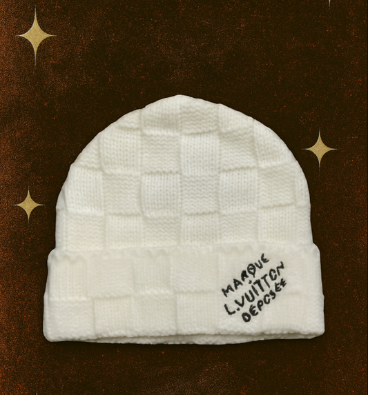L᯽ BEANIE - WHITE