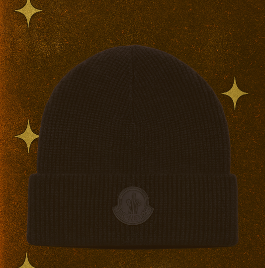 ⓂONCLER BEANIE - BLACK